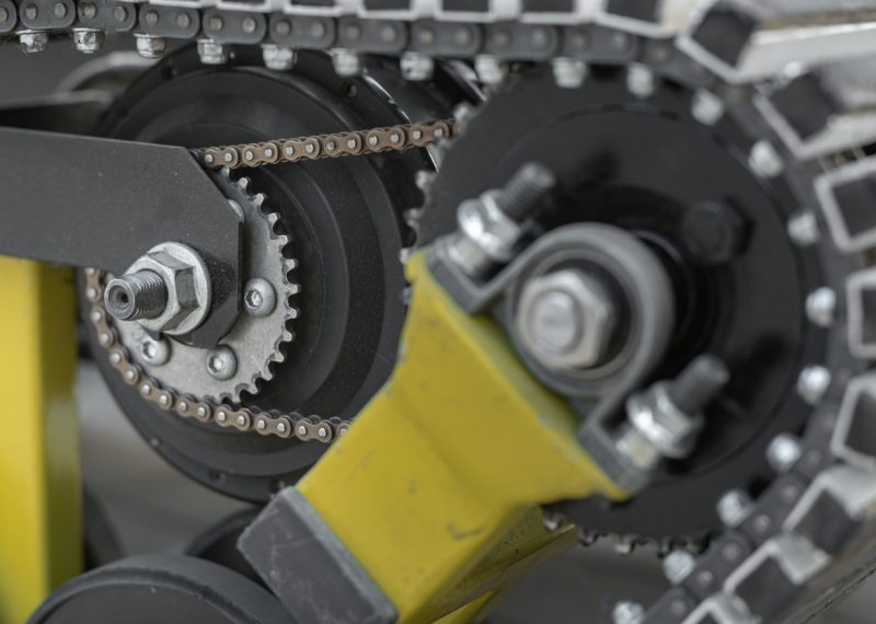 Detailaufnahmen Fischer Retrofit Antriebseinheit Antrieb von Fischer im Rahmen der Retrofit Arbeiten erneuert